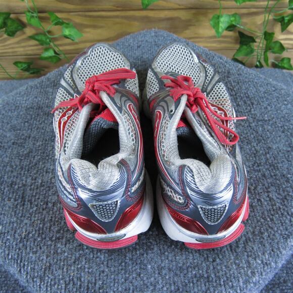 Saucony Women's Omni 11 Sneaker Silver Synthetic Sz 8 Medium Gently Used 2025 - Picture 4 of 7